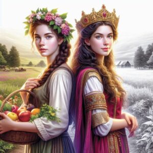 Personagens femininas Rute e Ester da Bíblia Sagrada